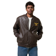 Cargar imagen en el visor de la galería, Cazadora bomber bordada con emblema de Aviación Civil Española