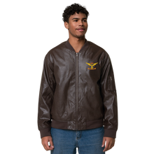 Cargar imagen en el visor de la galería, Cazadora bomber bordada con emblema de Aviación Civil Española
