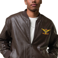 Cargar imagen en el visor de la galería, Cazadora bomber bordada con emblema de Aviación Civil Española