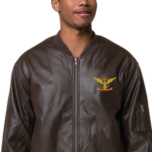 Cargar imagen en el visor de la galería, Cazadora bomber bordada con emblema de Aviación Civil Española