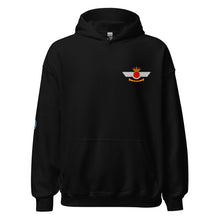 Cargar imagen en el visor de la galería, Sudadera con capucha y emblema del Ejército del Aire