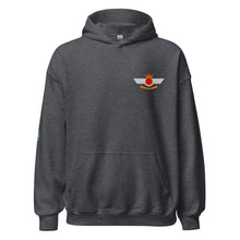Cargar imagen en el visor de la galería, Sudadera con capucha y emblema del Ejército del Aire