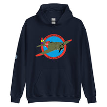 Cargar imagen en el visor de la galería, Sudadera con capucha y emblema Polikarpov I-16-10 "Super Mosca"