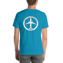 Cargar imagen en el visor de la galería, Camiseta con emblema de Aviación Civil, modelo Airbus A320-214 Classic Engine Option