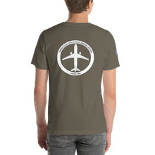 Cargar imagen en el visor de la galería, Camiseta con emblema de Aviación Civil, modelo Airbus A320-214 Classic Engine Option