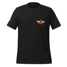 Cargar imagen en el visor de la galería, Camiseta con emblema del Ejército del Aire, modelo CASA-Northrop F-5B/M "Freedom Fighter"