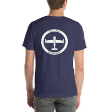 Cargar imagen en el visor de la galería, Camiseta con emblema vintage Ejército del Aire, modelo Hispano Aviación HA-200D "Saeta"