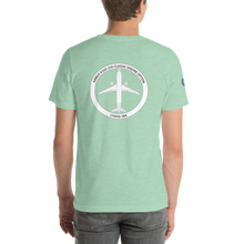 Cargar imagen en el visor de la galería, Camiseta con emblema de Aviación Civil, modelo Airbus A320-214 Classic Engine Option