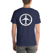Cargar imagen en el visor de la galería, Camiseta con emblema de Aviación Civil, modelo Airbus A320-214 Classic Engine Option