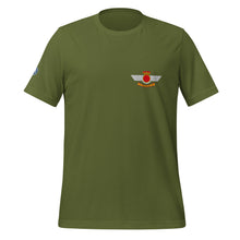 Cargar imagen en el visor de la galería, Camiseta con emblema del Ejército del Aire, modelo CASA-Northrop F-5B/M "Freedom Fighter"