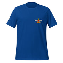 Cargar imagen en el visor de la galería, Camiseta con emblema del Ejército del Aire, modelo CASA-Northrop F-5B/M "Freedom Fighter"