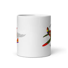 Cargar imagen en el visor de la galería, Taza con emblema Fuerzas Aéreas República Española (F.A.R.E.), modelo Polikarpov I-16-10 "Super Mosca"