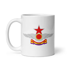 Cargar imagen en el visor de la galería, Taza con emblema Fuerzas Aéreas República Española (F.A.R.E.), modelo Polikarpov I-16-10 "Super Mosca"