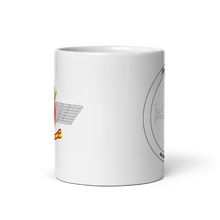 Cargar imagen en el visor de la galería, Taza con emblema vintage Ejército del Aire, modelo HA-200D "Saeta"