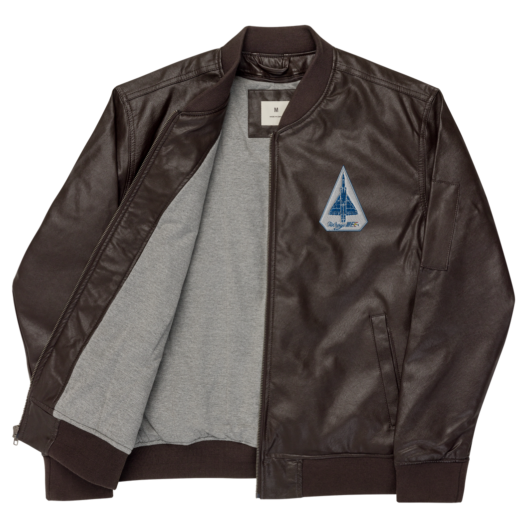 Cazadora bomber bordada con emblema Mirage III EE